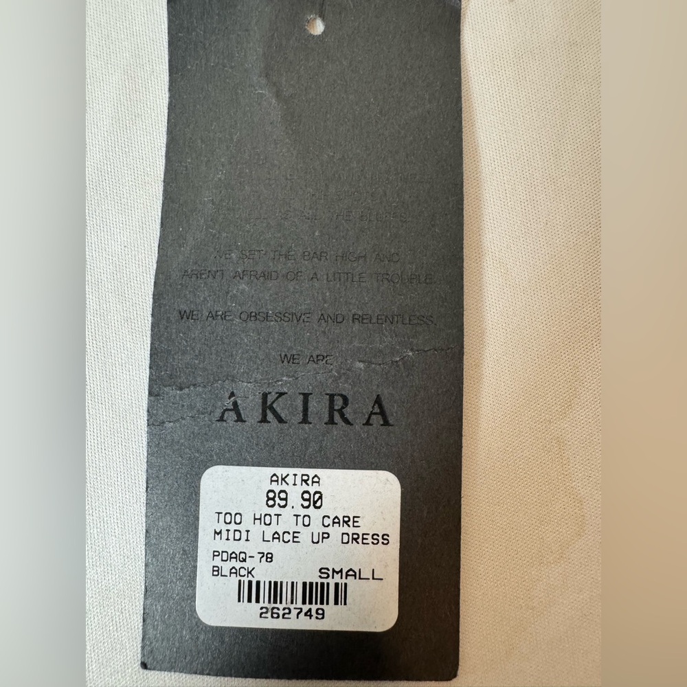 AKIRA Black Long Sleeve Cut-Out Dress - Picture 3 of 10